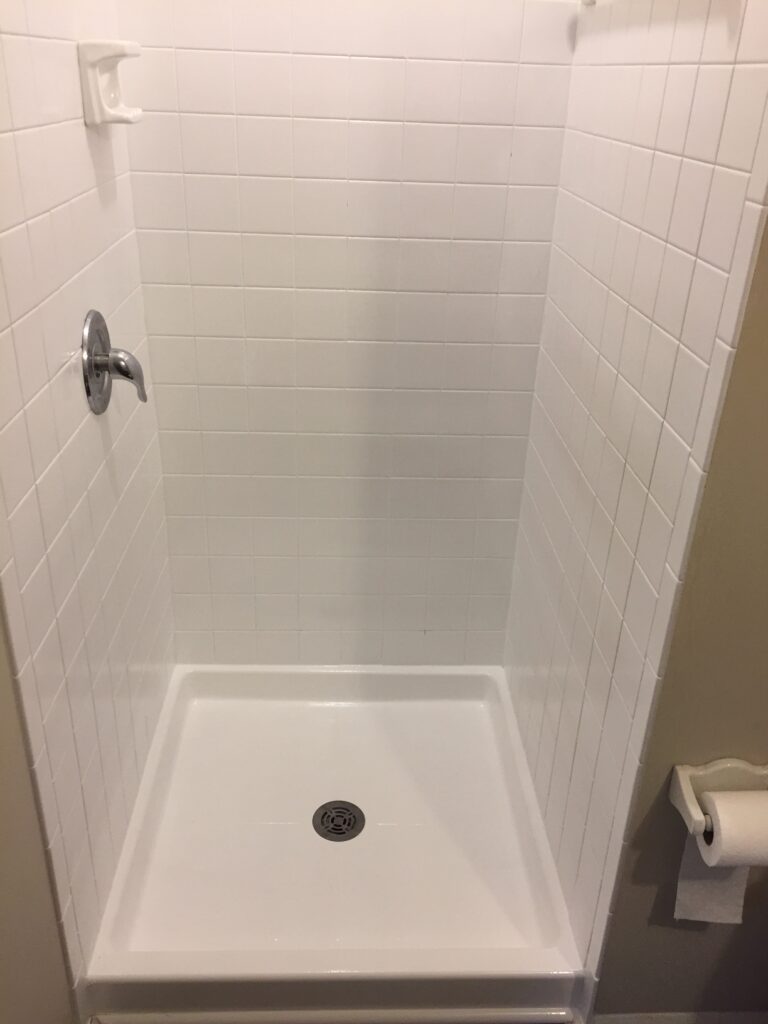 Shower is old, and in need of New Life, and a fresh touch